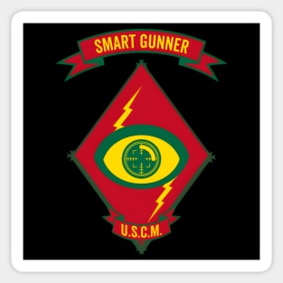 U.S.C.M. SMART GUNNER Sticker